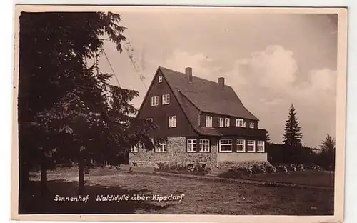 00653 Ak Sonnenhof Waldidylle über Kipsdorf 1941