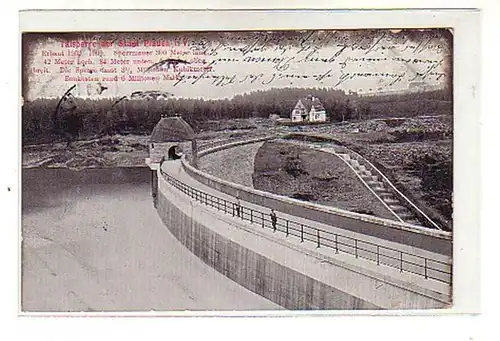00631 Ak barrage de la ville de Plauen i.V. 1911