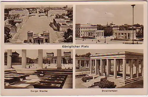 00616 Multi-image Ak Munich Place royale vers 1940
