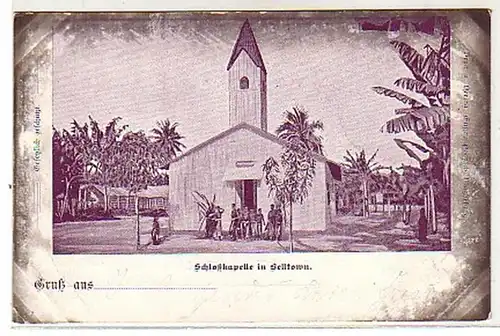 00614 Ak Afrika Schloßkapelle in Belltown um 1900