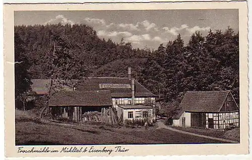 00593 Ak Frenchmühle dans la vallée du Mühl près de Eisenberg 1932