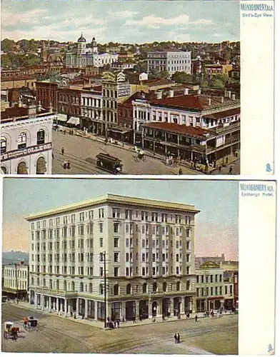 00568/2 Ak Montgomery Alabama Hotel, etc. vers 1910