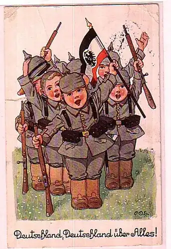00528 Ak Militär mit Prüfstempel Konstanz 1915