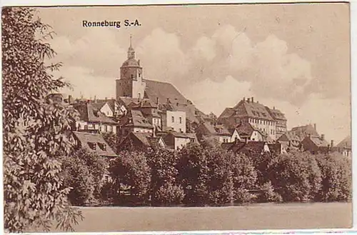 00486 Ak Ronneburg en Sachsen Altenburg Vue totale