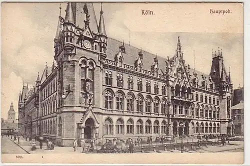 00479 Ak Cologne am Rhein Hauptpost vers 1900