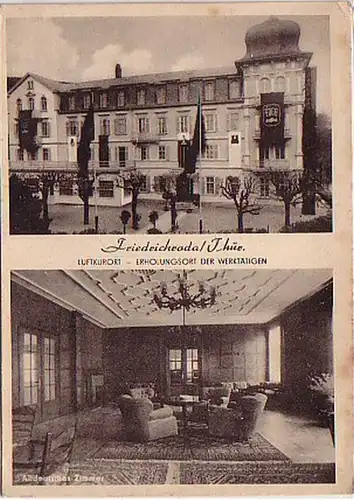 00399 Ak Friedrichroda Thür. FDGB Erholungsheim um 1950