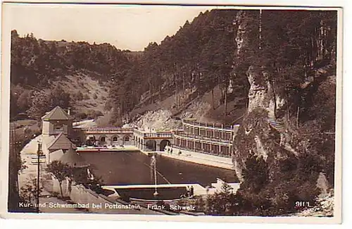 00384 Ak Pottenstein Piscine et therme vers 1930