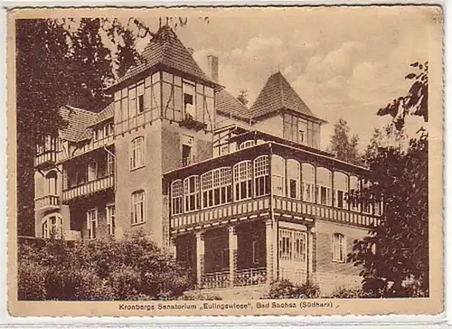 00366 Ak Bad Sachsa Sanatorium "Eulingswiese" um 1930
