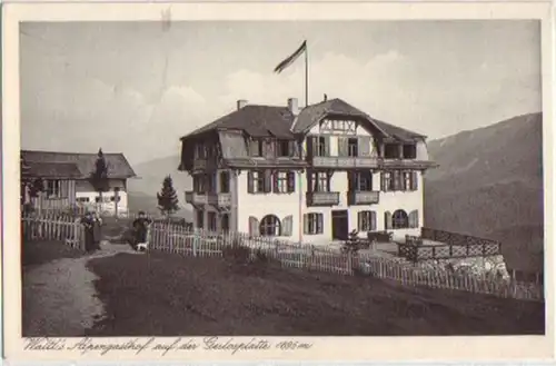 00334 Ak Waltlis Alpengasthof sur la plaque de Gerlos 1927