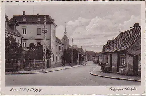 00287 Ak Brandis Bez. Leipzig Leipziger Straße 1946