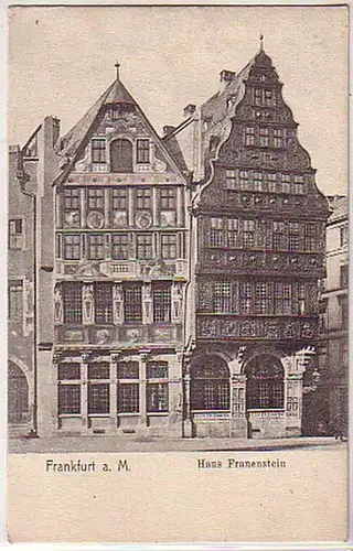 00268 Ak Frankfurt a.M. Haus Frauenstein um 1910