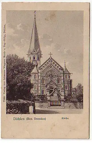 00265 Ak grottes (district de Dresde) Église 1913