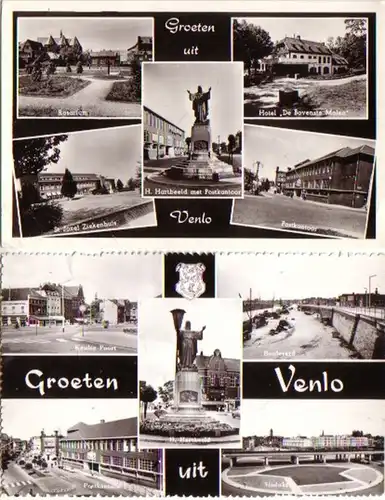 00213/2 Ak Grüße aus Venlo Niederlande um 1960