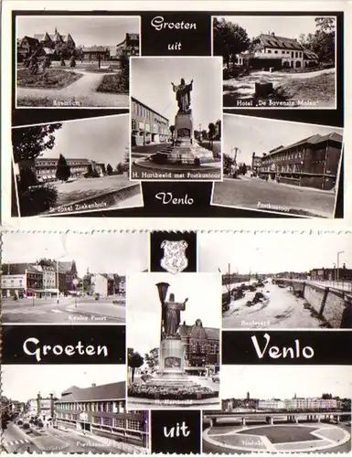 00213/2 Ak Salutations de Venlo Pays-Bas vers 1960