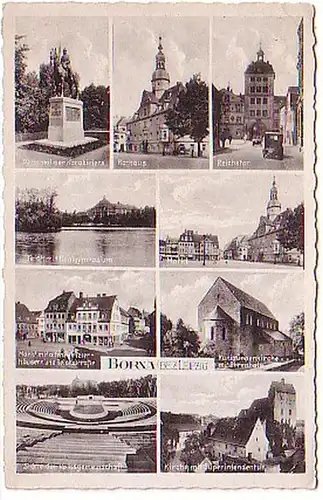 00200 Mehrbild Ak Borna bei Leipzig um 1940