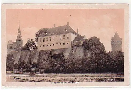 00183 Ak Tangermünde Burg um 1910
