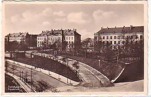 00181 Ak Zwickau Sachsen Caserne 1937