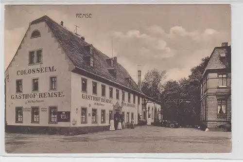 00157 Ak Remse Colosseum Gasthof Inh. Hugo Hamann 1918