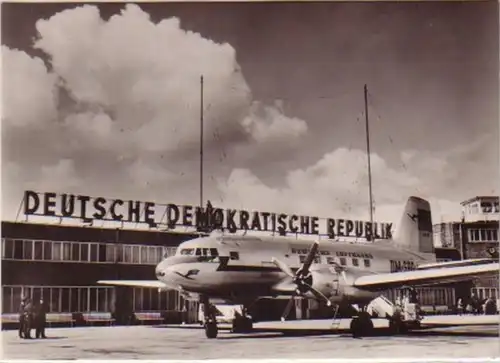 00143 Ak Berlin Schönefeld Zentralflughafen 1957