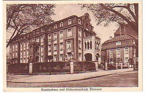 00138 Ak Hamburg Hôpital Ebenezer vers 1930