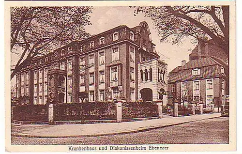 00138 Ak Hamburg Krankenhaus Ebenezer um 1930