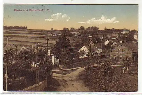 00137 Ak Gruß aus Breitenfeld i.V. Totalansicht 1920