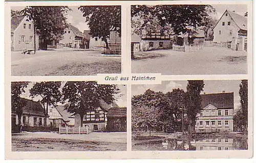 00124 Mehrbild Ak Gruss aus Hainichen 1944