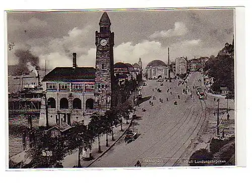 00121 Ak Hamburg St. Pauli Landungsbrücken 1934