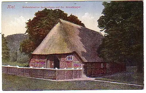 00114 Ak Kiel Holsteinisches Bauernhaus 1923