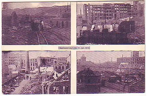 00093 Mehrbild Ak Explosion zu Lille 11.01.1916