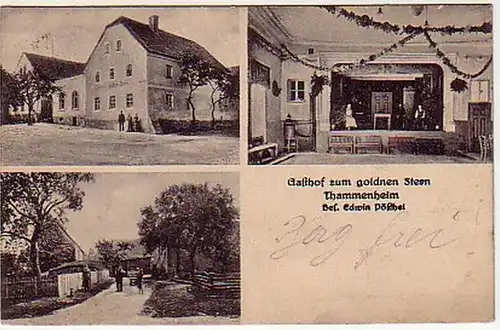 00073 Ak Thammenheim Gasthof zum goldnen Stern 1924