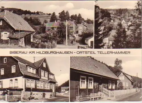 00042 Mehrbild Ak Biberau Kreis Hildburghausen 1981