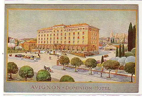 00025 Ak France Dominion Hotel Avignon vers 1930