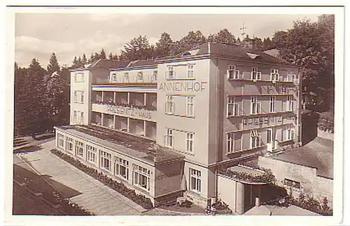 00022 Ak Bad Gräfenberg Priessnitz Haus Annunhof 1942