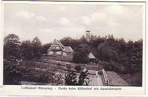 00013 Ak Hitzacker Partie près de la Klötzehof vers 1940
