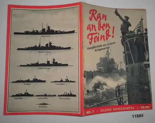 Ran à l'ennemi - Rapports de combat de notre marine de guerre (petits cahiers de la guerre n° 7)
