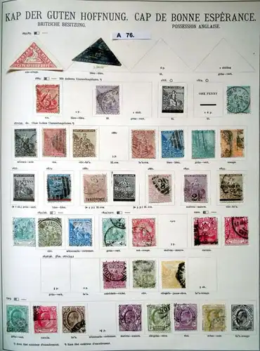 belle collection de timbres de haute qualité Cap de bonne espérance à partir de 1853