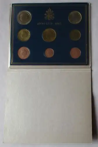 KMS Euro Kursmünzensatz Vatikan 2002 Johannes Paul II. Stempelglanz OVP (101452)