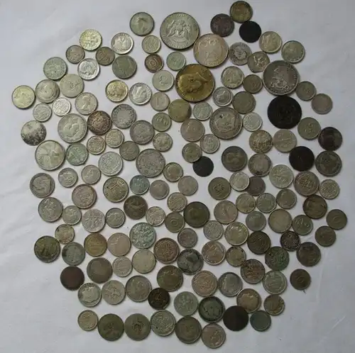 1,7 kilos de pièces d'argent en Allemagne et du monde entier, à partir dès 1900 (153873)