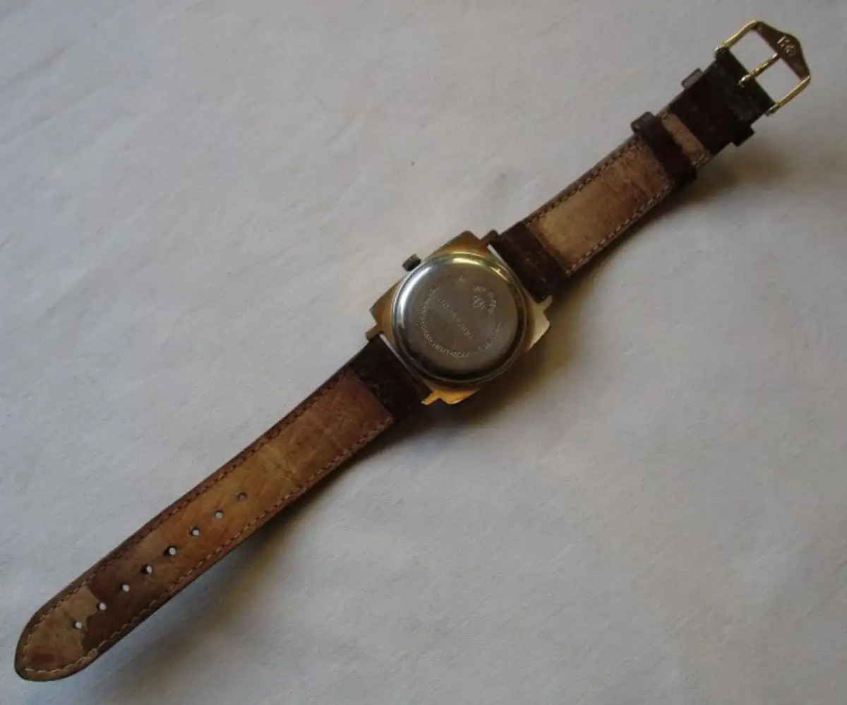 GUB Glashütte Spezimatic Ehrengeschenk 20 Jahre NVA Kaliber 75 + Etui (152345) 2