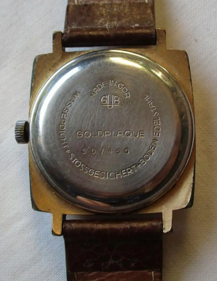 GUB Glashütte Spezimatic Ehrengeschenk 20 Jahre NVA Kaliber 75 + Etui (152345) 3
