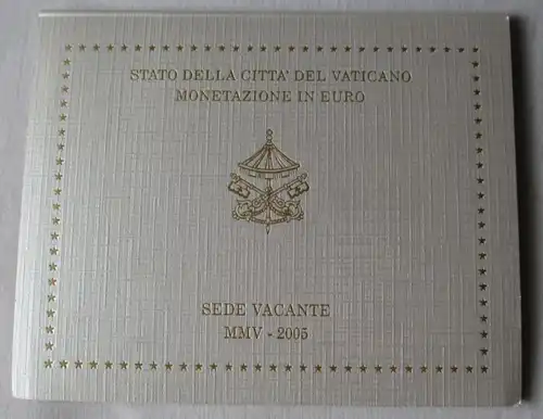 KMS Euro jeu de cours 2005 Vatican Sede Vacante Sedisvakanz MMV (144518)