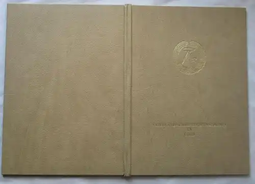 DDR Urkunde Vaterländischer Verdienstorden in Gold 1984 Bartel 3 f (117430)