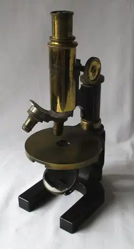 Carl Zeiss Jena Microscope de laboratoire n° 53574 Franz Hugershoff Leipzig 1911 (153382)
