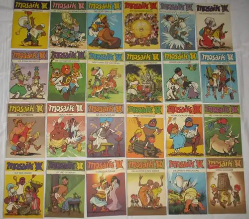 Mosaik Abrafaxe 1/1976 bis 264/1997 komplett 264 Hefte (112629)
