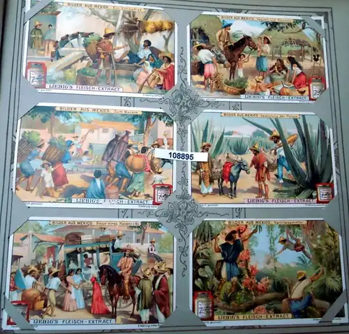 Série d'images de la viande Extract de Liebig: Images du Mexique (Arnold n°764, Sanguinetti n ° 940)