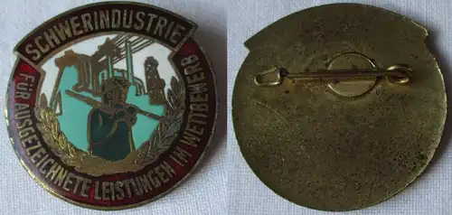 DDR Medaille für ausgezeichnete Leistungen im Wettbewerb Schwerindustrie(129020)