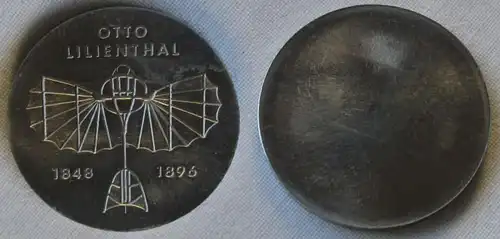 DDR Gedenk Münze 5 Mark Wilhelm Otto Lilienthal 1973 Aluminium Probe (144570)