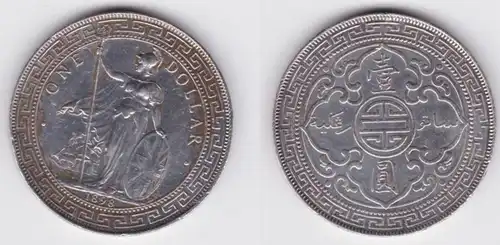 GROSSBRITANNIEN ONE DOLLAR BRITISH TRADE DOLLAR 1898, SILBER "BRITANNIA (136316)