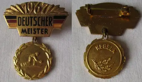 DDR Abzeichen Sport Deutscher Meister 1967 im Kegeln (131493)